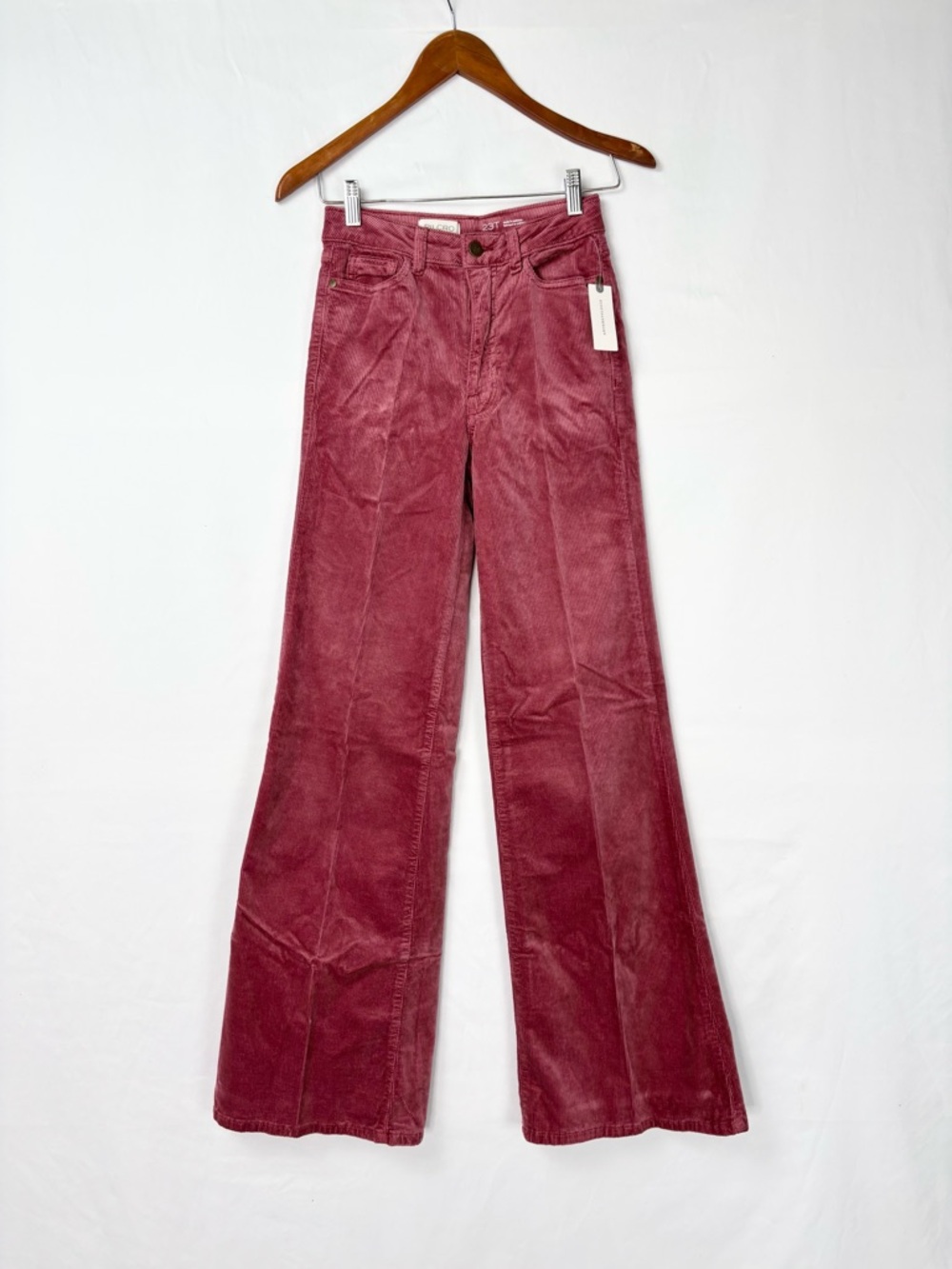 NEW Pilcro Robbie Corduroy High Rise Jeans Rose Pink Size 23 Tall